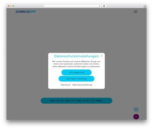 Canvas premium WordPress theme - comco-epp.com