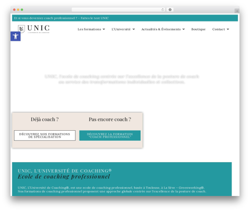 Hello Elementor free WordPress theme - unic.coach