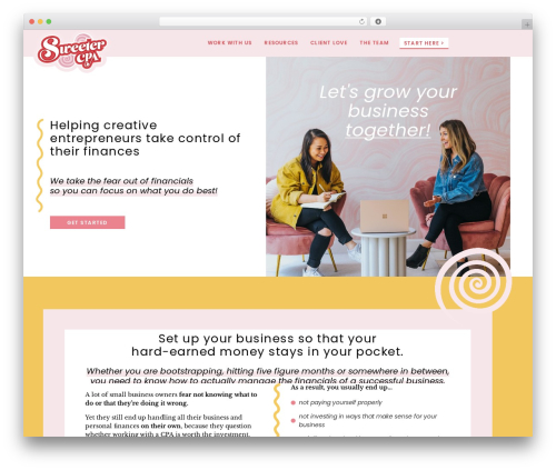 Hello Elementor WordPress theme - sweetercpa.com