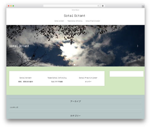 Lightning skin charm WordPress plugin - octant.jp