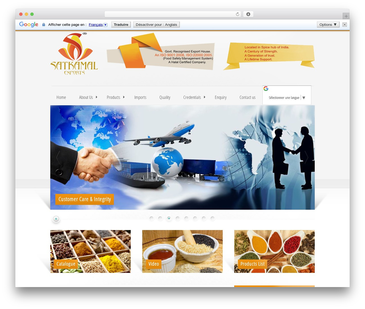 Mollis WordPress theme - satkamalexports.com
