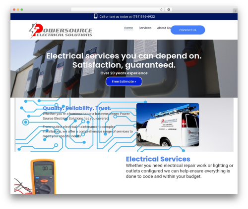 Stellar Theme WordPress theme - pselectricalsolutions.com