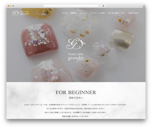 Switch WordPress theme - beautysalongrandir.com