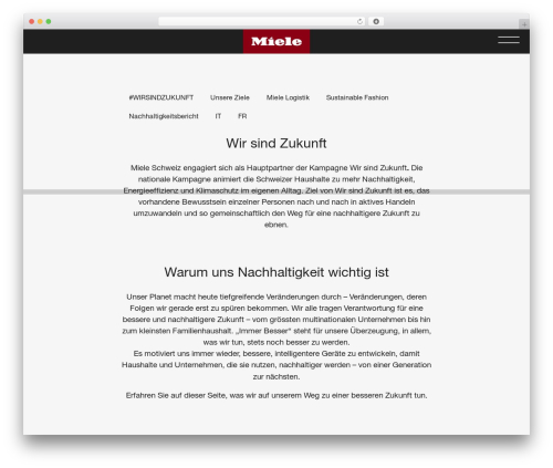 Theme WordPress mielexmasterchef - mielewsz.ch