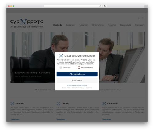 WordPress theme Goodspace - sysxperts.de