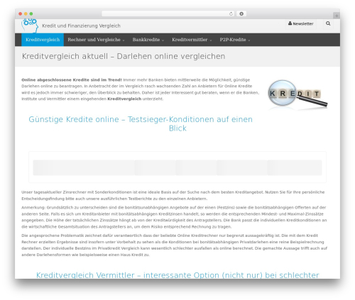 Artificial Reason WordPress theme - sofort-kreditvergleich.de