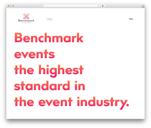 Benchmark WordPress theme - benchmarkevents.cz Benchmark WordPress theme - benchmarkevents.cz