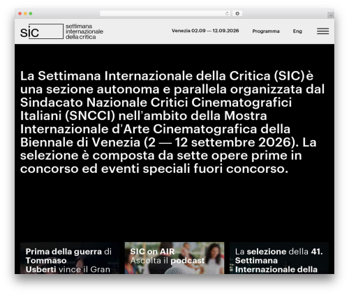 Best WordPress theme sic - sicvenezia.it