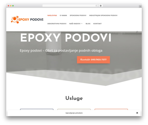 Page generator pro WordPress plugin - epoxy-podovi.hr
