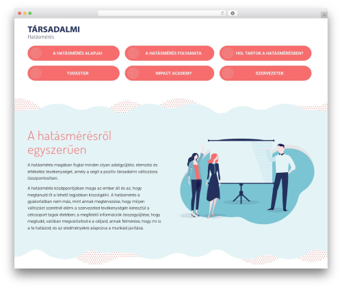 Doppio WordPress theme - tarsadalmihatasmeres.hu