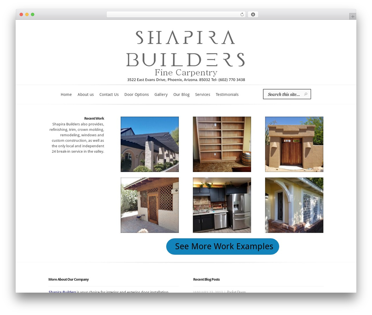 Evolution top WordPress theme - shapirabuilders.com
