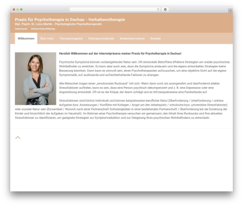 Hydrogen WordPress theme - psychotherapie-lenamartin.de