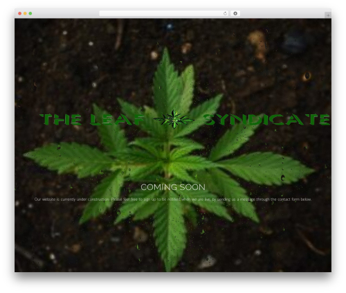 Mountain WordPress theme - theleafsyndicate.com