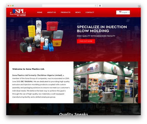 Ogami theme WordPress - sonaplastics.com