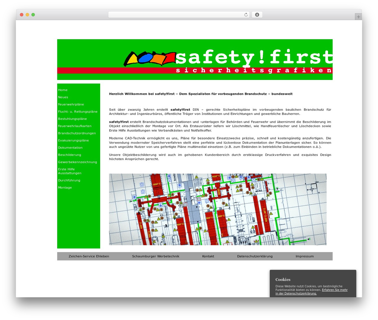 Safety!First WordPress theme - sicherheitsgrafiken.de