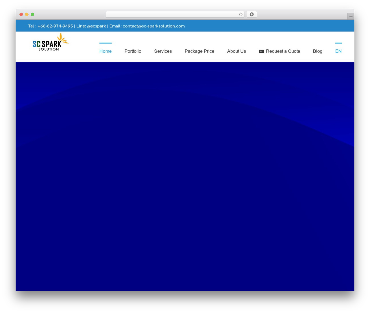 Theme WordPress Avada - sc-sparksolution.com