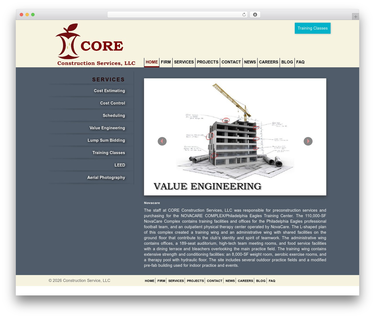 Theme WordPress Core Services Theme - core-services.org