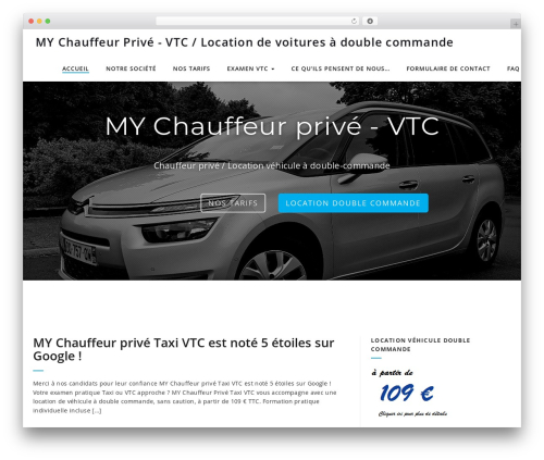 Theme WordPress Integral - www.mychauffeurprive-vtc.fr