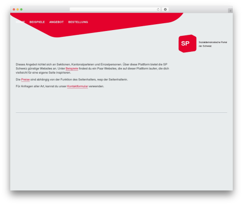 Theme WordPress SP Theme - sp-parl.ch