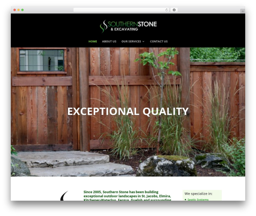 WordPress theme Divi - southernstone.ca