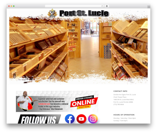 WordPress theme Enfold - smokeinnportstlucie.com