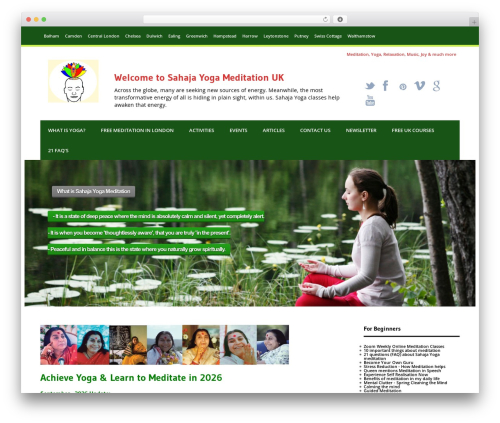 WordPress theme Improved - sahajayogalondon.co.uk