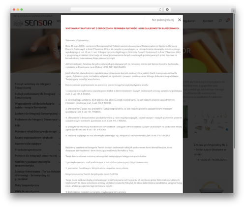 WordPress theme Kable - sensoryczni.pl