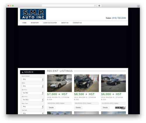 WordPress theme OpenDoor - smpauto.ca