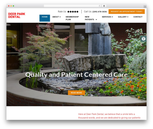 WordPress theme Parent Theme - deerparksmiles.com