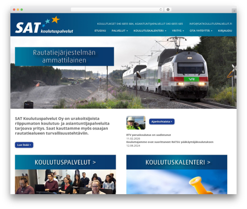 WordPress theme sat - satkoulutuspalvelut.fi