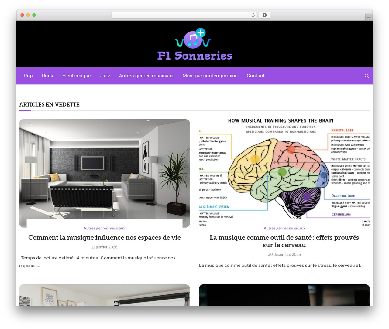 WordPress theme soledad - f1-sonneries.com