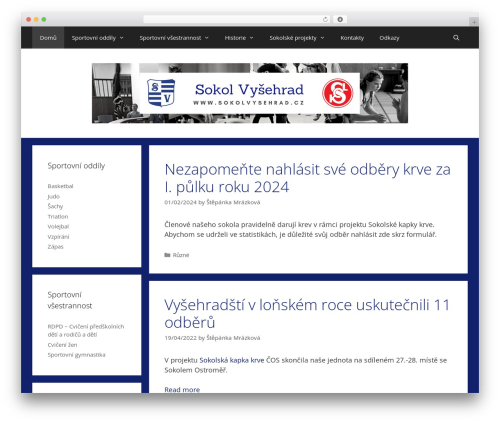 WordPress website theme GeneratePress - sokolvysehrad.cz WordPress website theme GeneratePress - sokolvysehrad.cz
