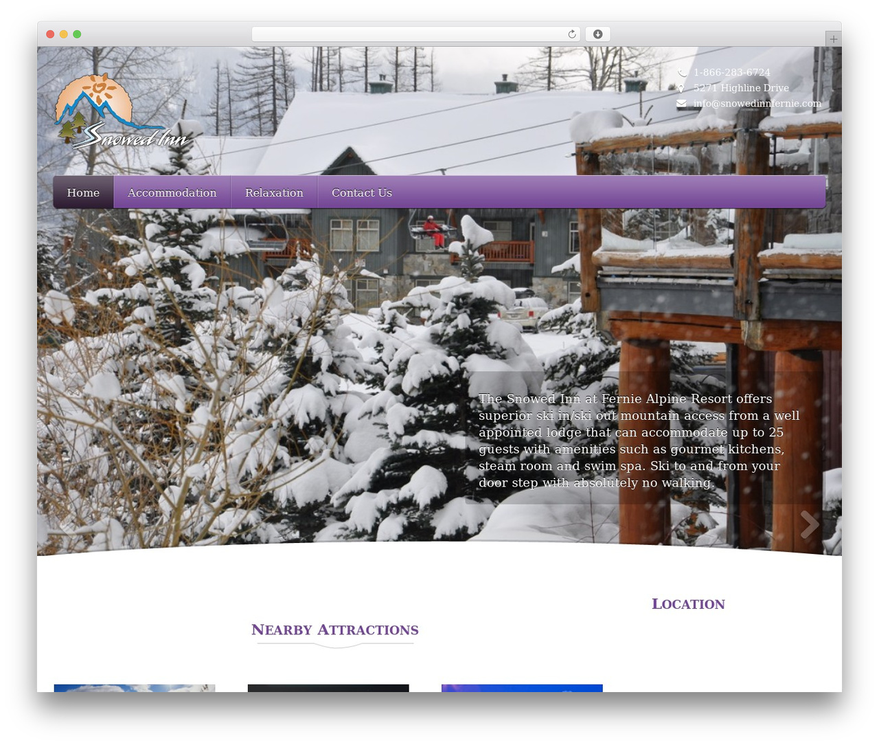 5Star WordPress website theme - snowedinnfernie.com 5Star WordPress website theme - snowedinnfernie.com
