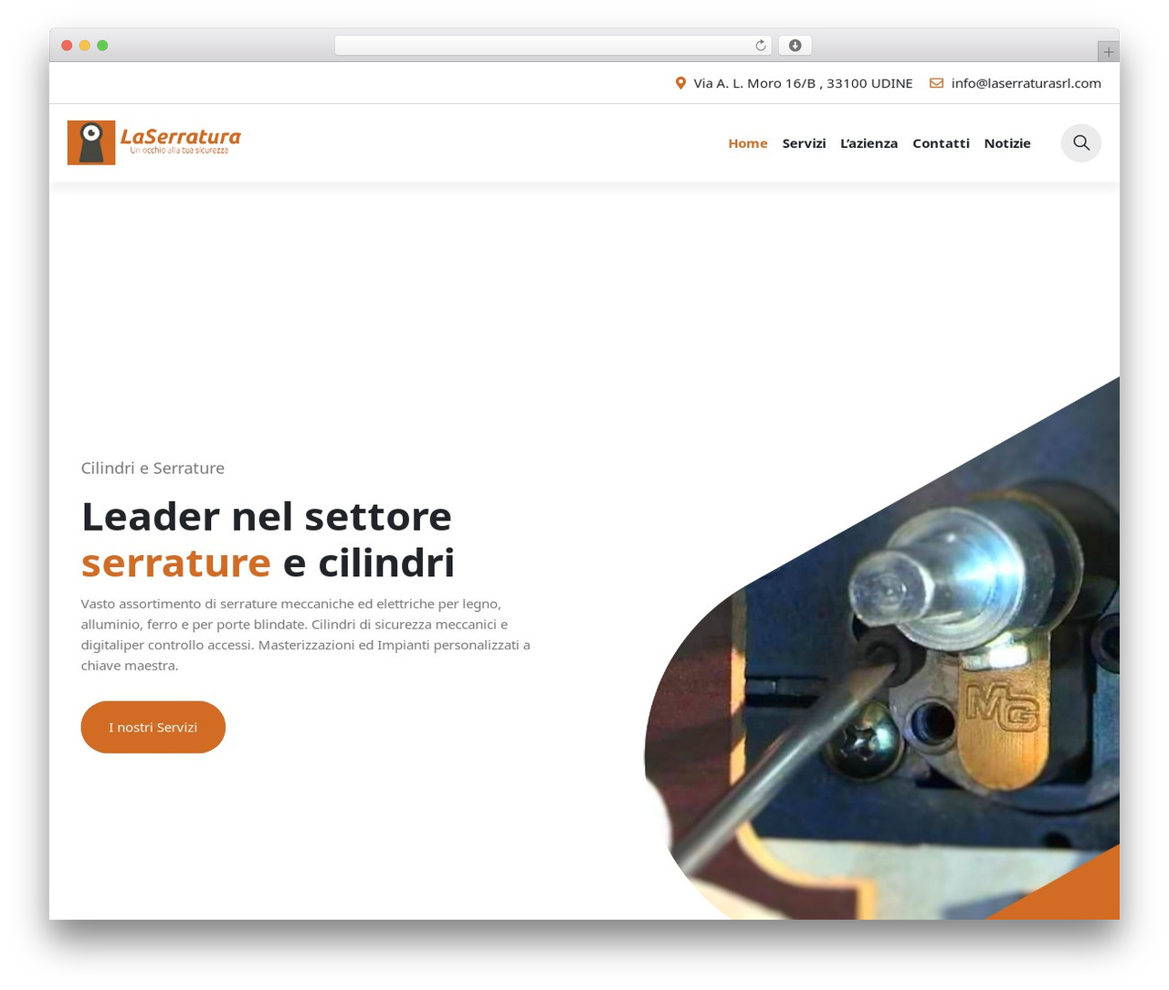 Archcode theme WordPress - laserraturasrl.com