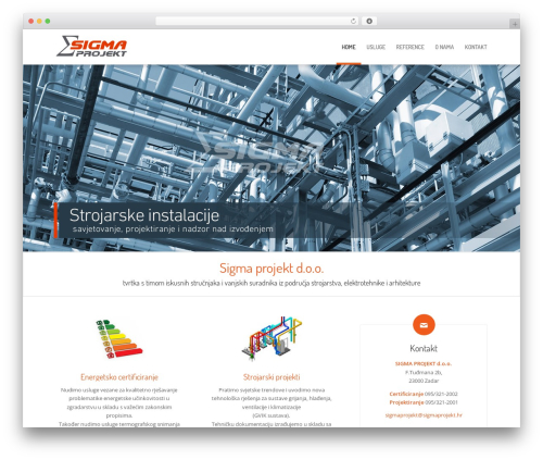 Enfold WordPress theme - sigmaprojekt.hr