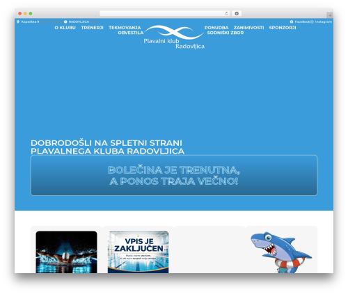 Uixpress WordPress plugin - plavalniklub-radovljica.si