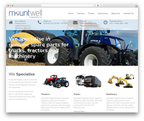 Physio-qt premium WordPress theme - mountwell.co.uk