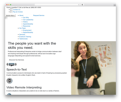pie theme WordPress - pieinc-wi.com