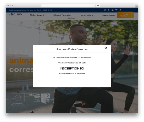 Seore theme WordPress - horizon-formation.fr