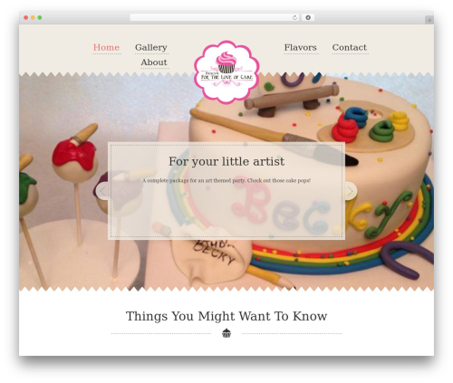 Theme WordPress Cafeteria Responsive Wordpress Theme - stacysfortheloveofcake.com