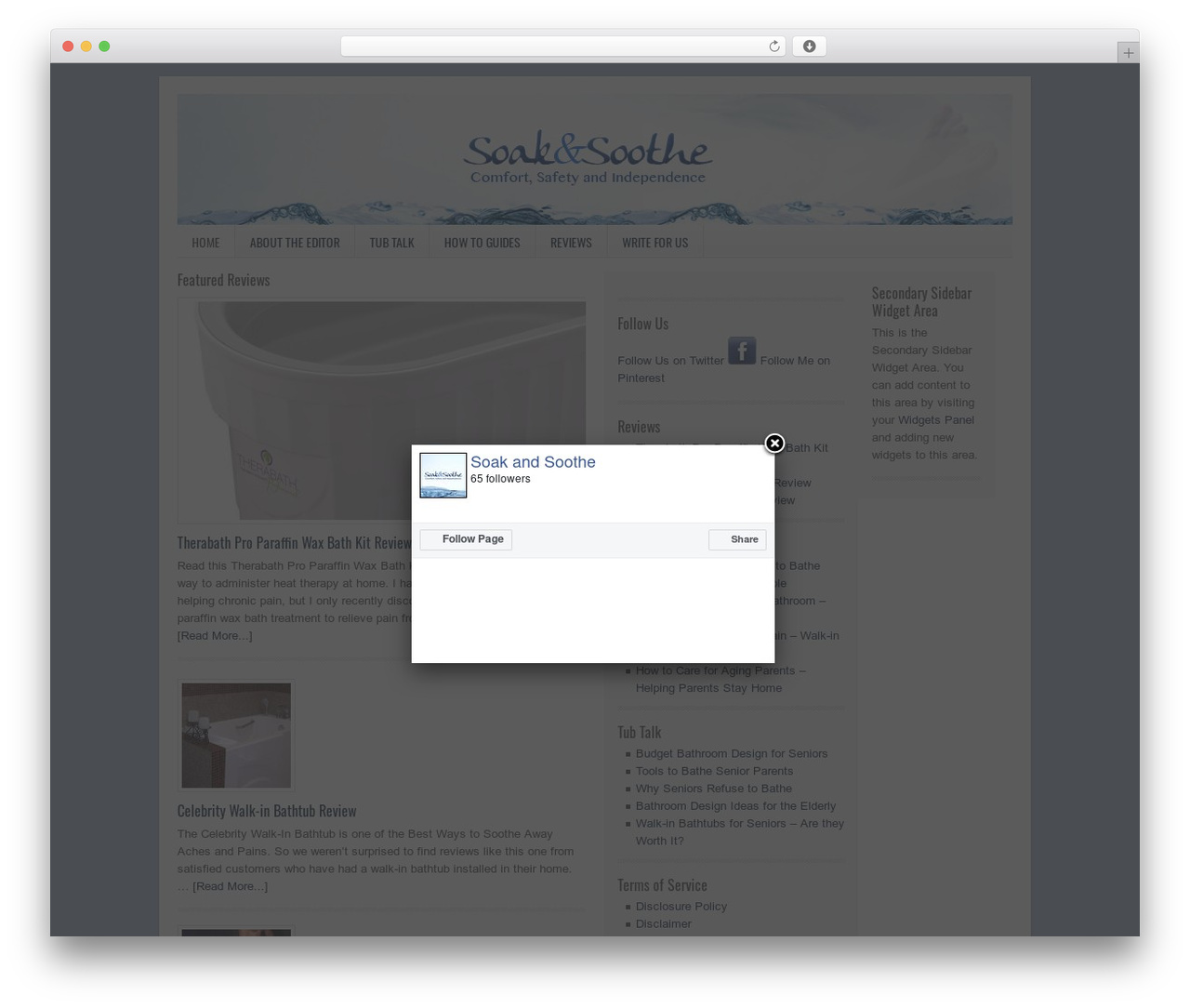 Theme WordPress Genesis - soakandsoothe.com Theme WordPress Genesis - soakandsoothe.com