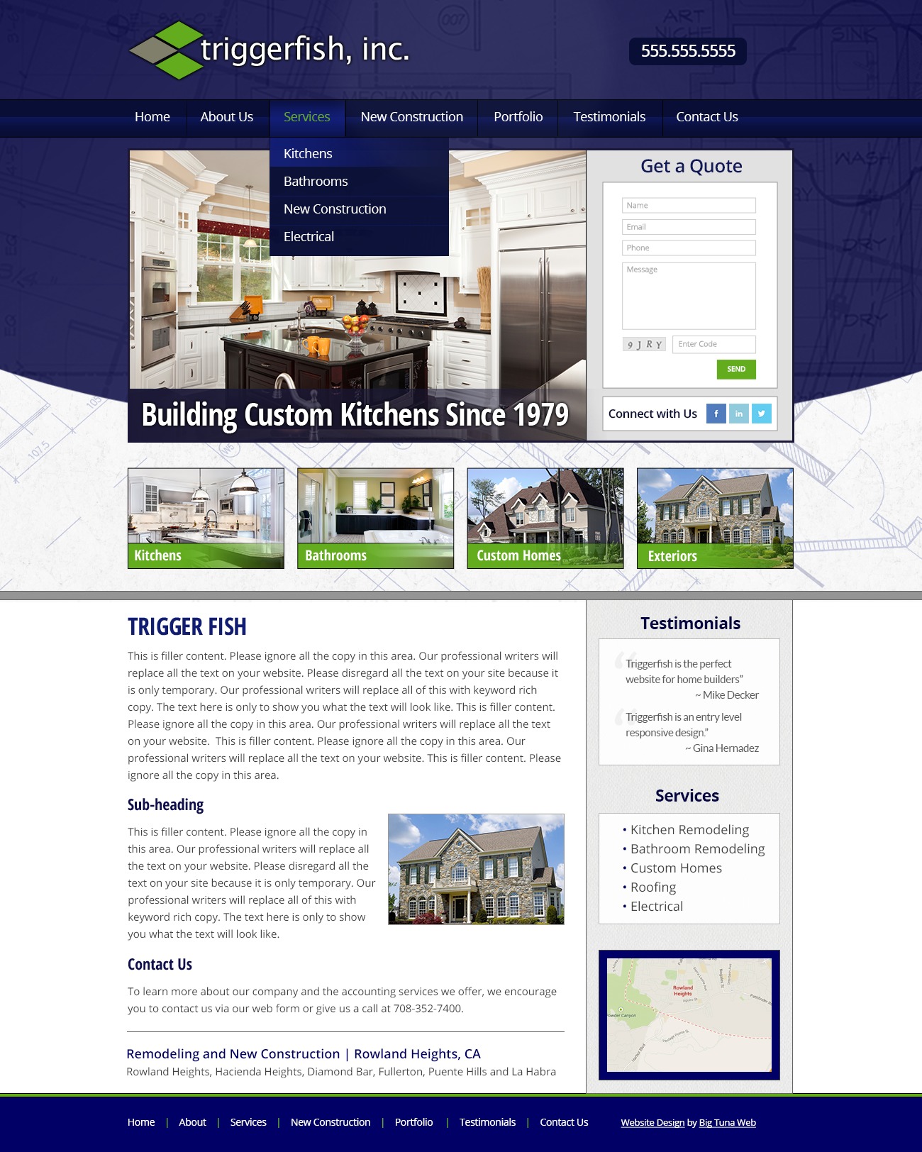 Triggerfish Responsive theme WordPress by BigTunaWeb