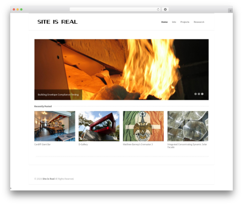 Uber WP theme - siteisreal.com
