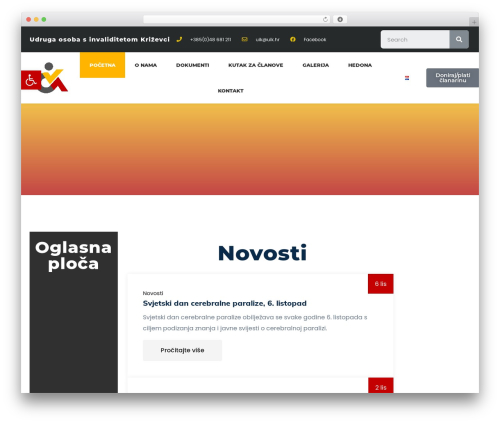 WordPress theme Charitab WP - Elementor - uik.hr