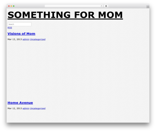 WordPress theme Notes - somethingformom.us