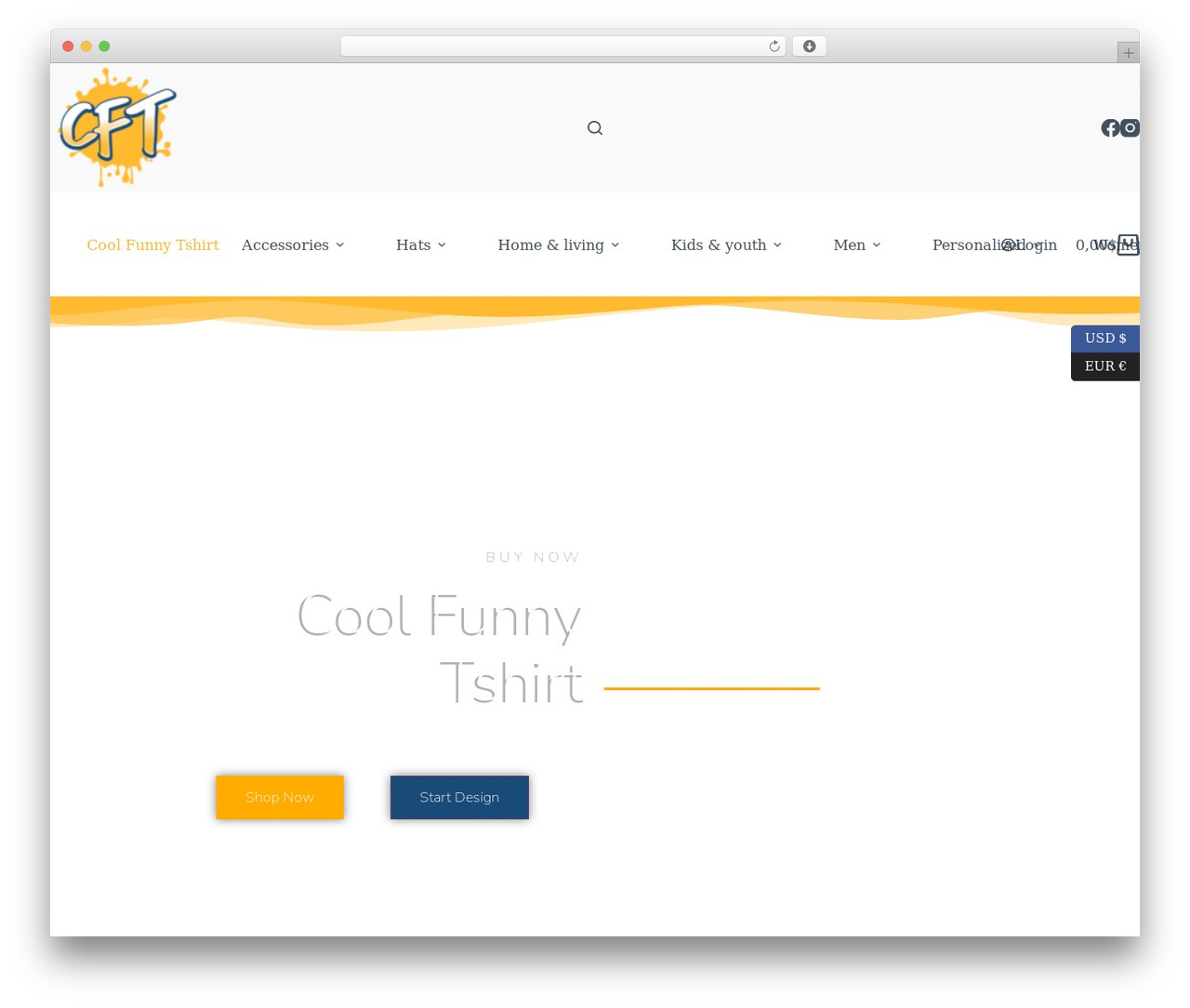 WordPress theme Blocksy - cool-funny-tshirts.com