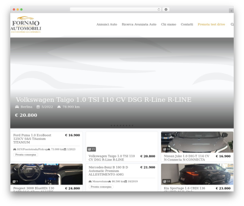 Wp dealer cars WordPress plugin - fornaioautomobili.it