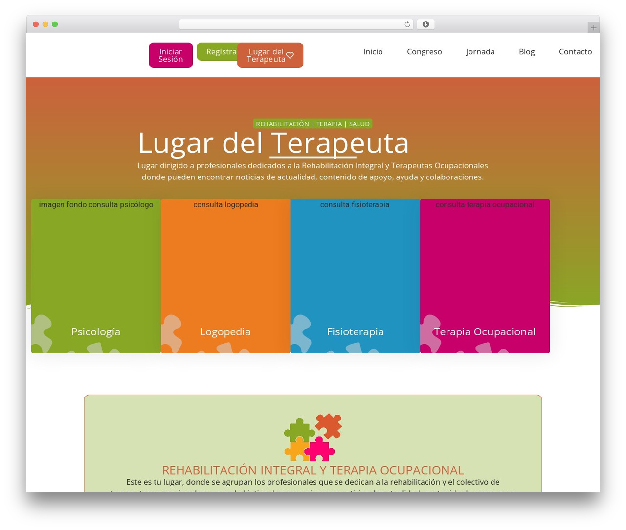 WordPress theme Hello Elementor - lugardelterapeuta.com