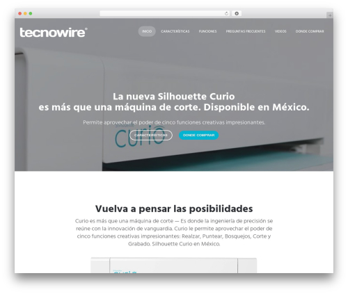 WordPress theme Storey - silhouettecurio.com.mx