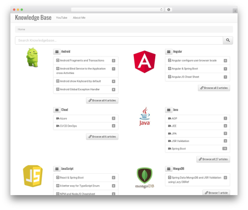 WP Knowledge Base WordPress blog theme - sterl.org